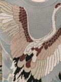 heron intarsia jumper