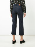 high waisted cropped jeans 