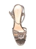 snakeskin effect sandals 