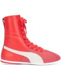 lace-up hi-top sneakers