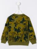 camouflage print sweatshirt