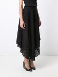 midi panelled skirt