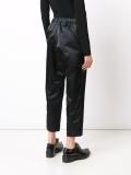 satin slim pants 