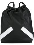 stripe sack backpack