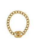 CC turn lock chain bracelet