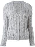 pearl embroidery cardigan