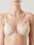 triangle strappy bra