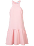 pleated trim dress 