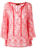 tie neck blouse