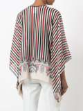 tassel embellished striped tunic