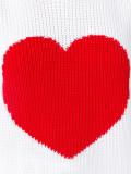 heart motif knitted tank