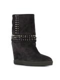 concealed platform studded boots