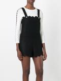 scalloped playsuit