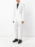 creased effect trousers