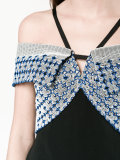 Off-Shoulder Halterneck Dress