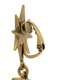 hand pendant clip on earrings