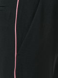 drawstring cropped trousers