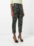branch print trousers