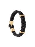 interlaced leather bracelet