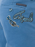Friends patch chino shorts