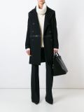contrast panel coat