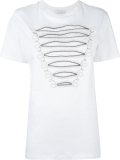 embroidered detailing T-shirt