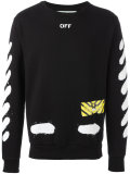 diagonal spray sweatshirt 