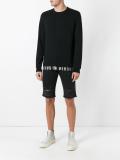 printed sheath sweatshirt 