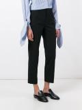 cropped tailored trousers