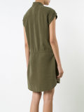 drawstring shirt dress