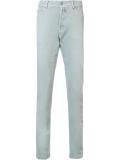straight-legged jeans
