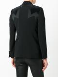 geometric panel insert blazer