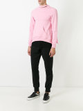 split-open back sweatshirt