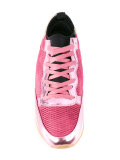 metallic sneakers