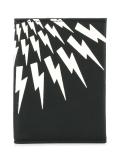 lightning bolt print wallet