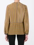 stripes pleated shirt 