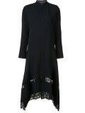 lace hem shirt dress