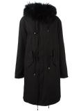 fur collar parka 