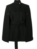 belted cape coat