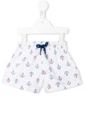 anchor print swim shorts