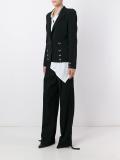 piercing detail blazer