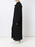roll sleeve knit coat 