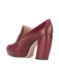 curved heel pumps