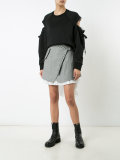 asymmetric wrap skirt