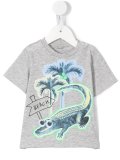 Chuckle croco beach print T-shirt