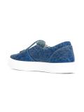 embossed slip-on sneakers