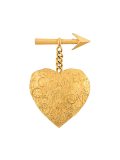 heart and arrow brooch