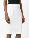 plain fitted skirt