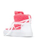woolen panel snow boots