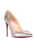 studded pointed toe pumps